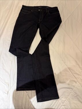 Fidelity men’s Dark Black Bootcut Jeans